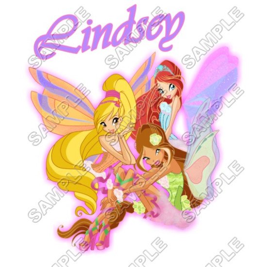 Winx Club  Personalized  Custom  Heat Iron On Transfer for T shirts N17 (KRAFTYME.COM)