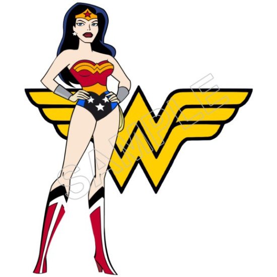 Wonder Woman Heat Iron On Transfer for T shirts N12 (KRAFTYME.COM)