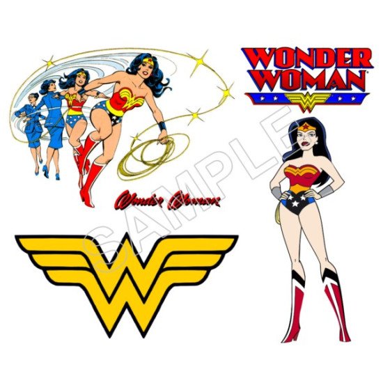 Wonder Woman  Heat Iron On Transfer for T shirts N4 (KRAFTYME.COM)