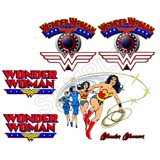 Wonder Woman  Heat Iron On Transfer for T shirts N5 (KRAFTYME.COM)