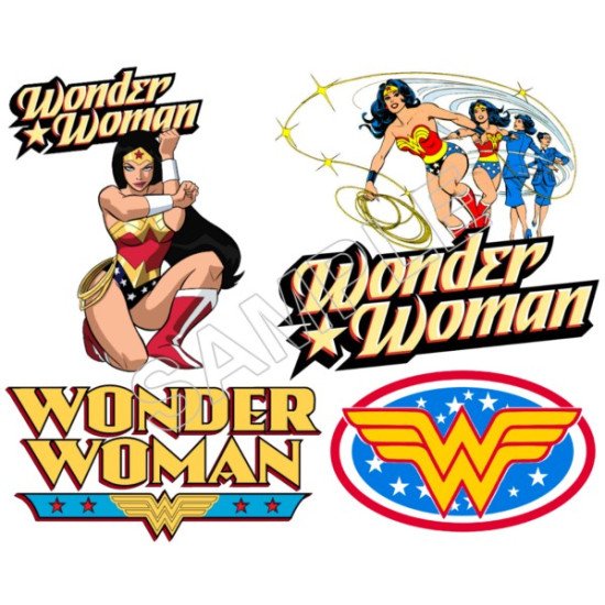 Wonder Woman  Heat Iron On Transfer for T shirts N6 (KRAFTYME.COM)