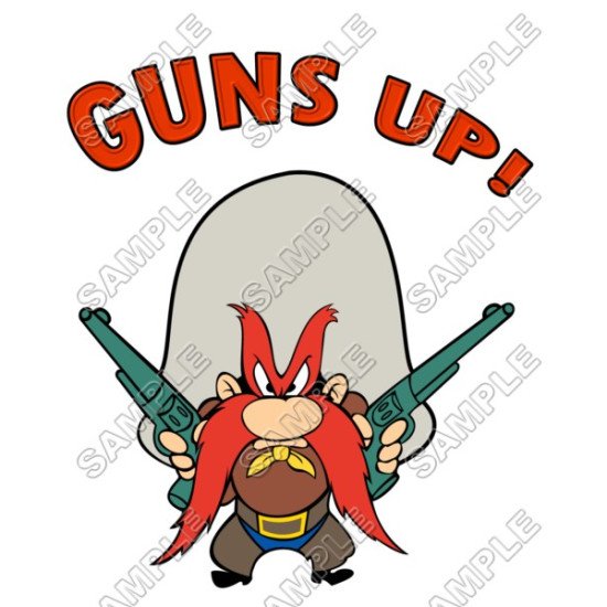 Yosemite Sam Heat Iron On Transfer for T shirts N2 (KRAFTYME.COM)